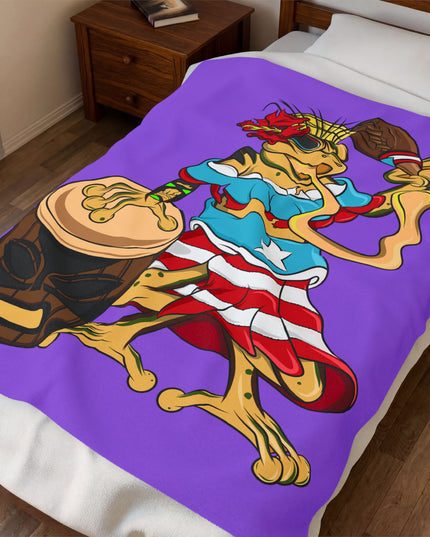 Puerto Rican Isabella Coqui - Plush Blanket