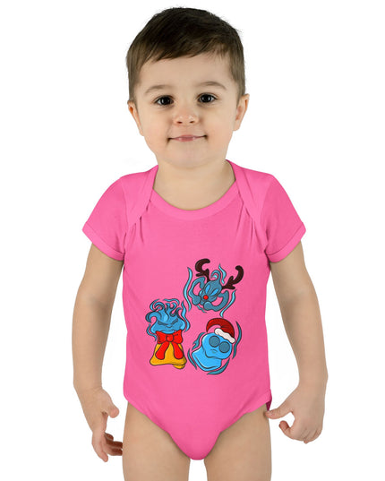 Xmas Will O Wisp - Infant Baby Rib Bodysuit