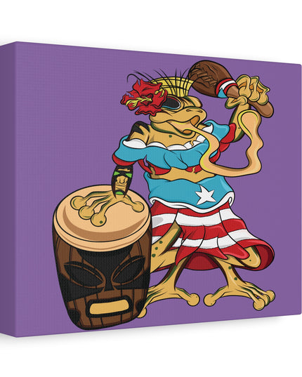 Puerto Rican Isabela Coqui - Purple Canvas Print