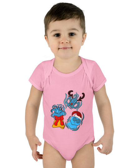 Xmas Will O Wisp - Infant Baby Rib Bodysuit