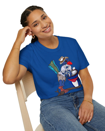 Mateo Armas the Cuban Trogon - Unisex Graphic Tee Shirt