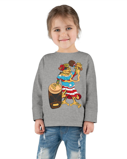 Toddler Long Sleeve Tee - Puerto Rican Isabella Coqui