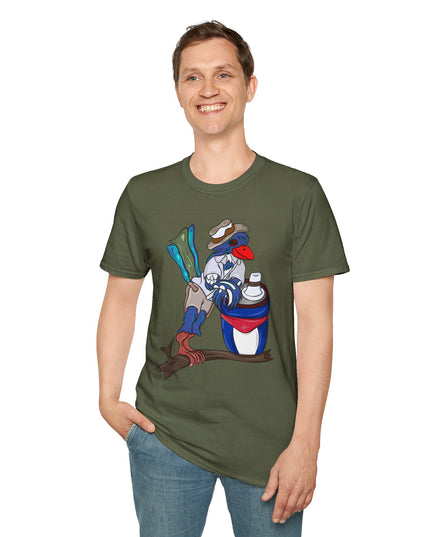 Mateo Armas the Cuban Trogon - Unisex Graphic Tee Shirt