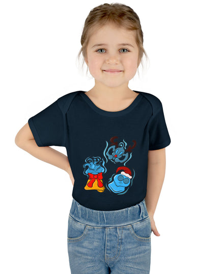 Xmas Will O Wisp - Infant Baby Rib Bodysuit