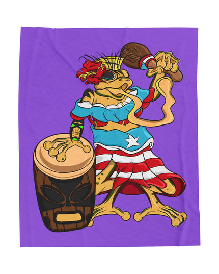 Puerto Rican Isabella Coqui - Plush Blanket