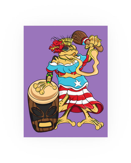 Puerto Rican Isabela Coqui - Satin or Matte Poster