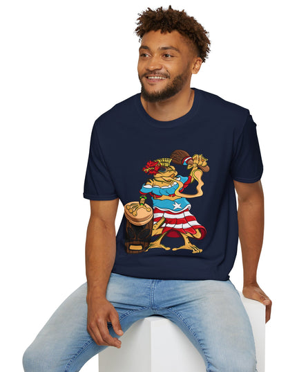 Unisex Graphic Tee Shirt - Puerto Rican Isabela Coqui