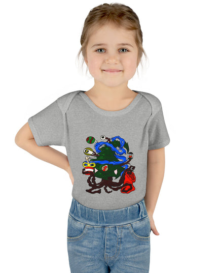 Christmas Treeant - Infant Baby Rib Bodysuit