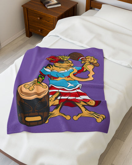 Plush Blanket - Puerto Rican Isabela Coqui