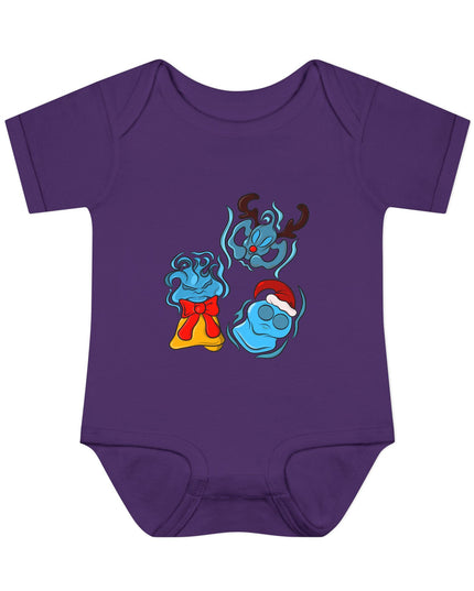 Xmas Will O Wisp - Infant Baby Rib Bodysuit