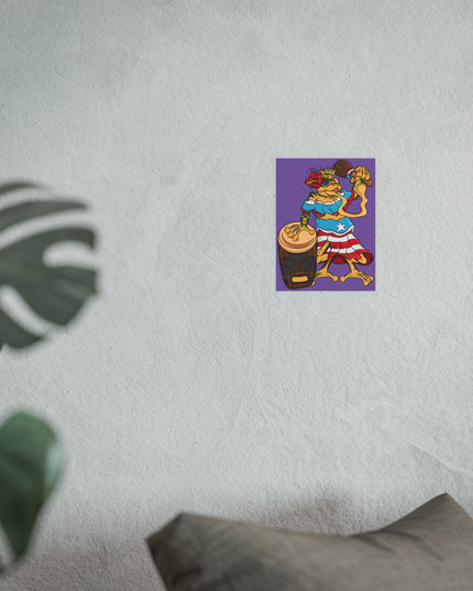 Satin or Matte Poster - Puerto Rican Isabela Coqui