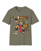 S / Heather Military Green