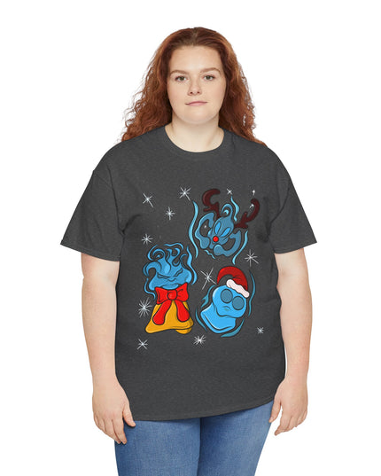Twinkling Xmas Will O' Wisp - Adult Graphic Tee Shirt