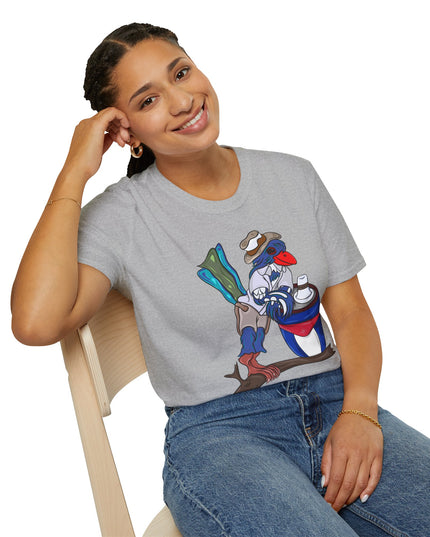 Mateo Armas the Cuban Trogon - Unisex Graphic Tee Shirt