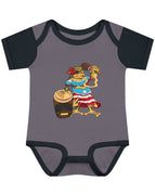 NB (0-3M) / Granite Heather/Black