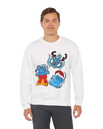 Xmas Will O' Wisp - Unisex Heavy Blend Crewneck Sweatshirt