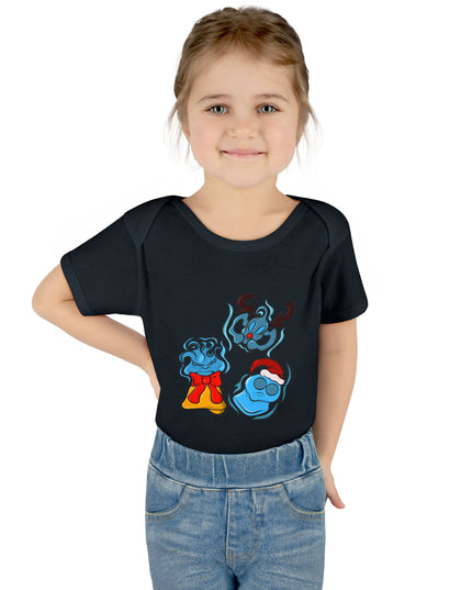 Xmas Will O Wisp - Infant Baby Rib Bodysuit