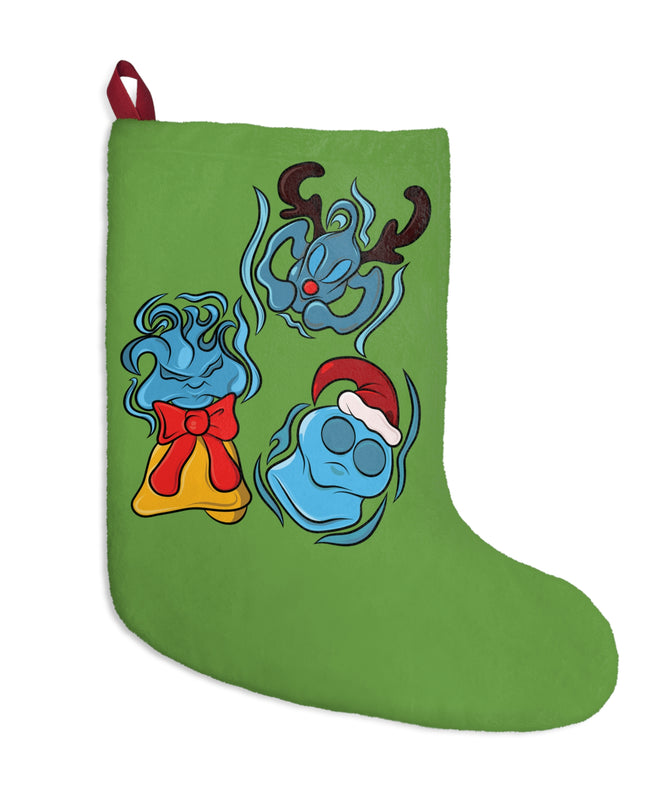 Xmas Will O' Wisp - Light Green Stocking