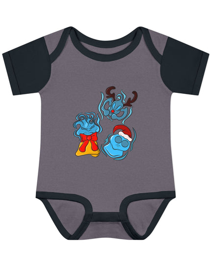 Xmas Will O Wisp - Infant Baby Rib Bodysuit