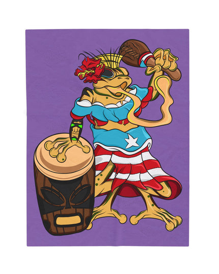 Plush Blanket - Puerto Rican Isabela Coqui