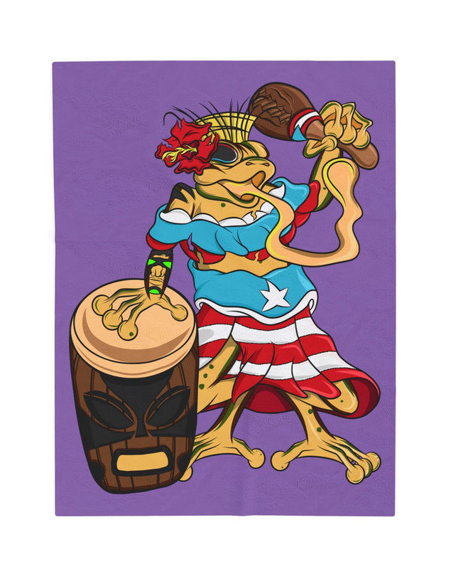 Plush Blanket - Puerto Rican Isabela Coqui