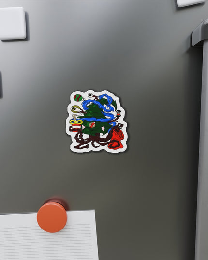 Christmas Treeant - Die-Cut Magnet