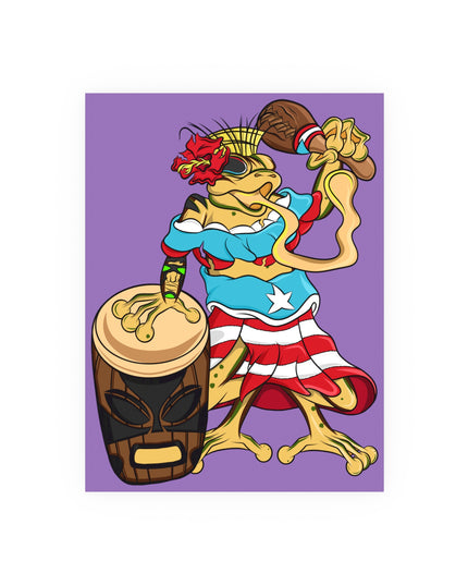 Puerto Rican Isabela Coqui - Satin or Matte Poster