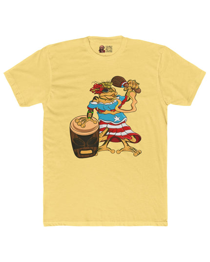 Puerto Rican Isabella Coquí - Adult Cotton Crew Tee Shirt