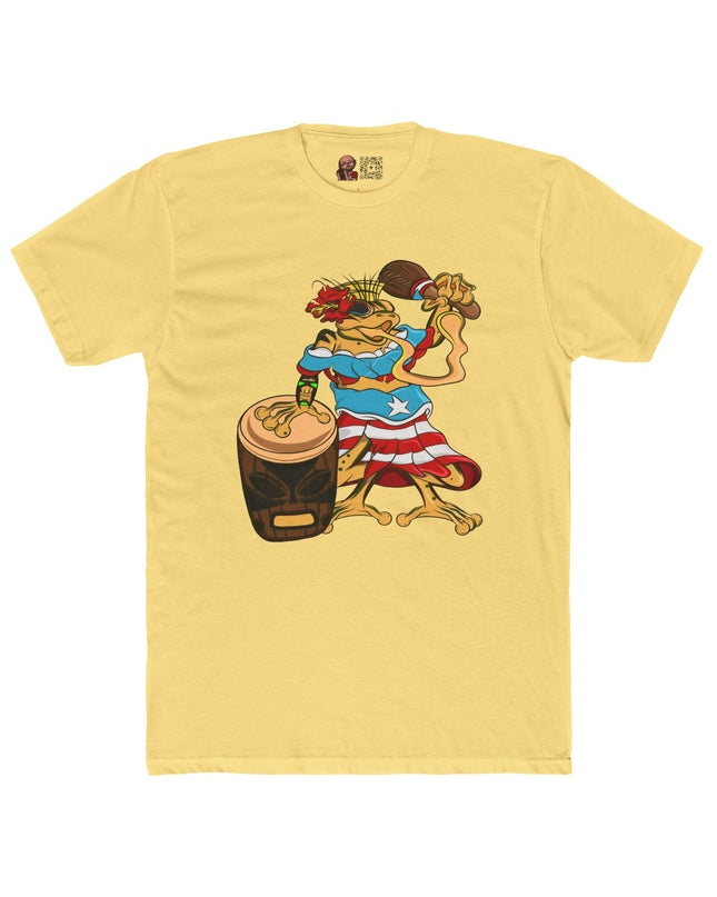Puerto Rican Isabella Coquí - Adult Cotton Crew Tee Shirt