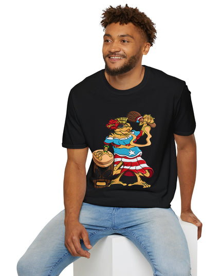 Unisex Graphic Tee Shirt - Puerto Rican Isabela Coqui