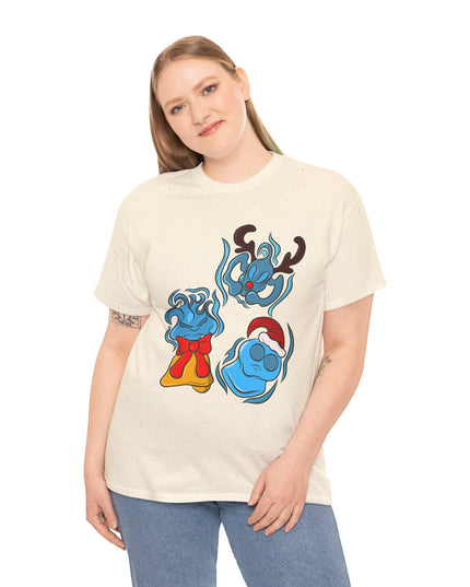 Twinkling Xmas Will O' Wisp - Adult Graphic Tee Shirt