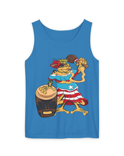 Tank Top - Puerto Rican Isabela Coqui Print