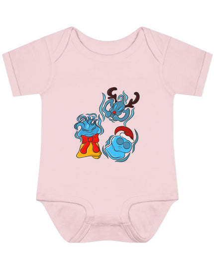 Xmas Will O Wisp - Infant Baby Rib Bodysuit
