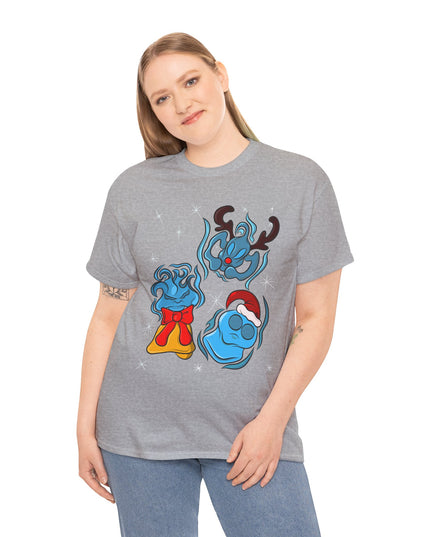 Twinkling Xmas Will O' Wisp - Adult Graphic Tee Shirt