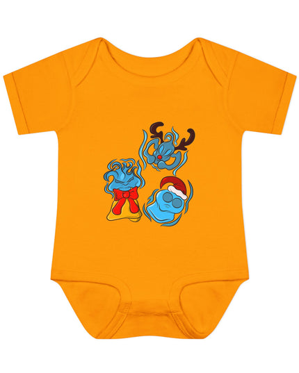 Xmas Will O Wisp - Infant Baby Rib Bodysuit