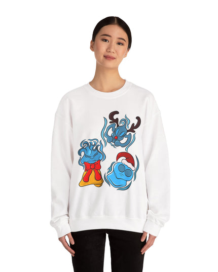 Xmas Will O' Wisp - Unisex Heavy Blend Crewneck Sweatshirt