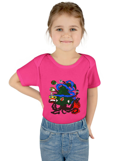 Christmas Treeant - Infant Baby Rib Bodysuit