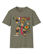 S / Heather Military Green