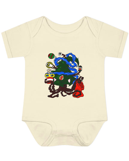 Christmas Treeant - Infant Baby Rib Bodysuit