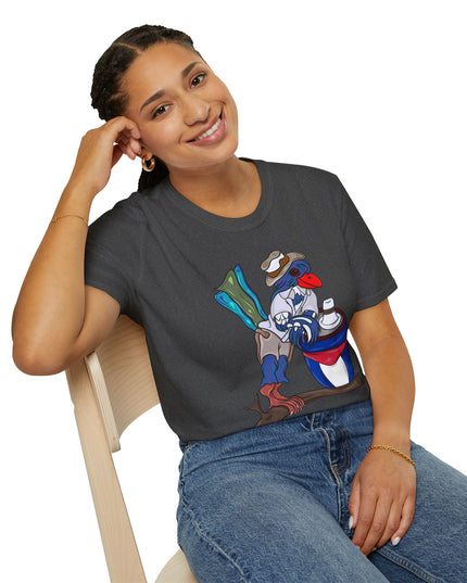 Mateo Armas the Cuban Trogon - Unisex Graphic Tee Shirt