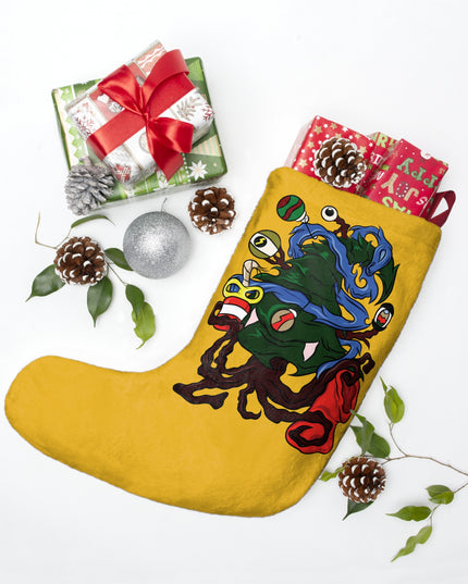 Christmas Treeant - Yellow Stocking