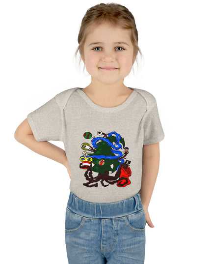 Christmas Treeant - Infant Baby Rib Bodysuit