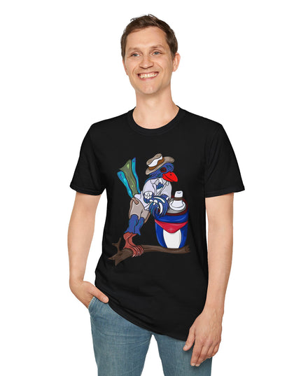 Mateo Armas the Cuban Trogon - Unisex Graphic Tee Shirt
