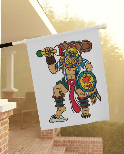 Abund Techichi the Mexican Warrior - Garden Banner