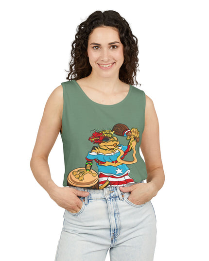 Tank Top - Puerto Rican Isabela Coqui Print