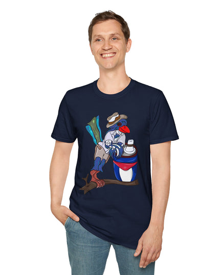 Mateo Armas the Cuban Trogon - Unisex Graphic Tee Shirt