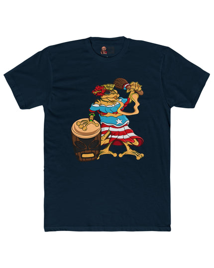 Puerto Rican Isabella Coquí - Adult Cotton Crew Tee Shirt