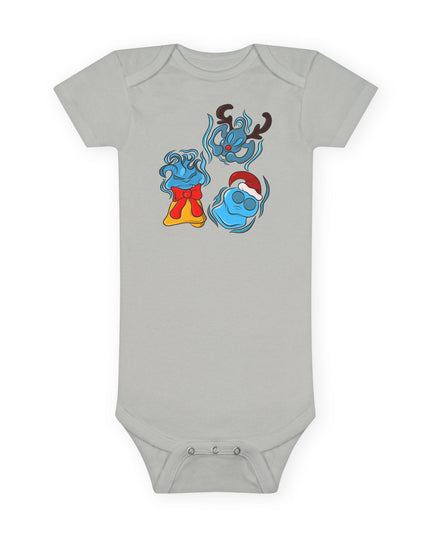 Xmas Will O' Wisp - Baby Short Sleeve Onesie