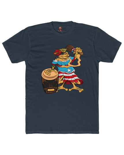 Puerto Rican Isabella Coquí - Adult Cotton Crew Tee Shirt