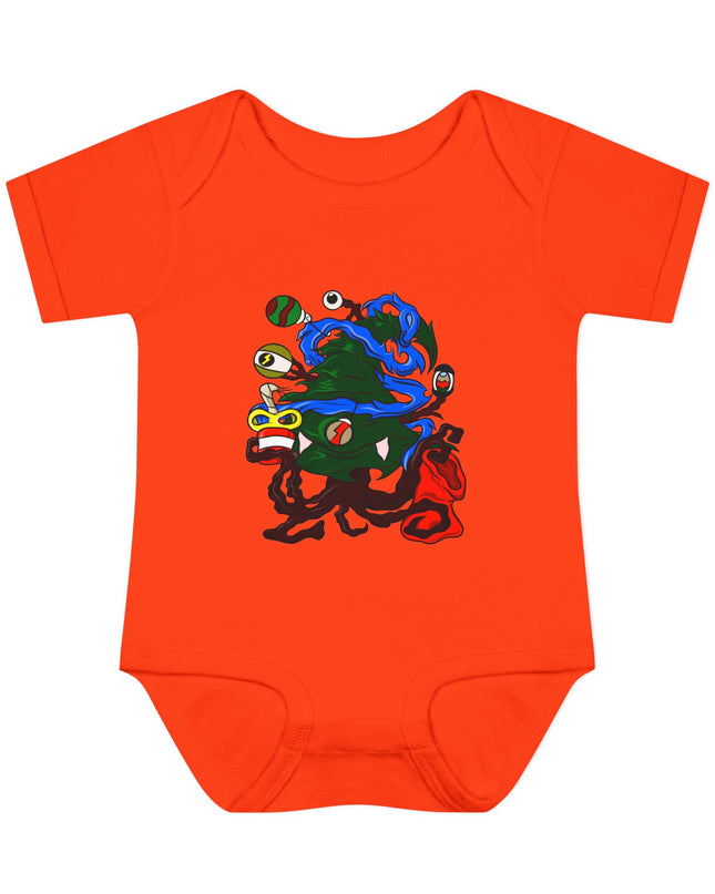 Christmas Treeant - Infant Baby Rib Bodysuit